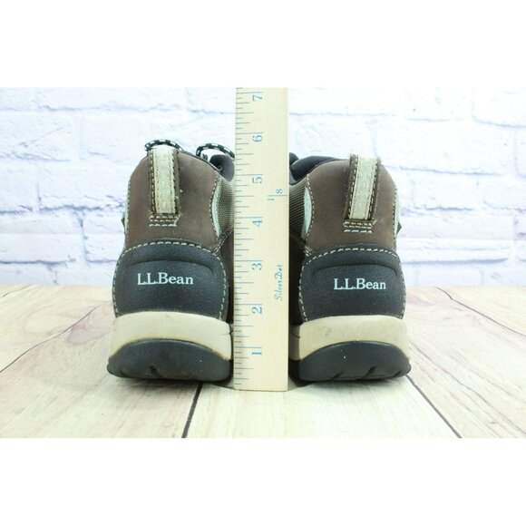 LL Bean Storm Chaser Brown Leather Lace Up Waterproof Hiking Boots Size 9.5 M - Picture 6 of 9